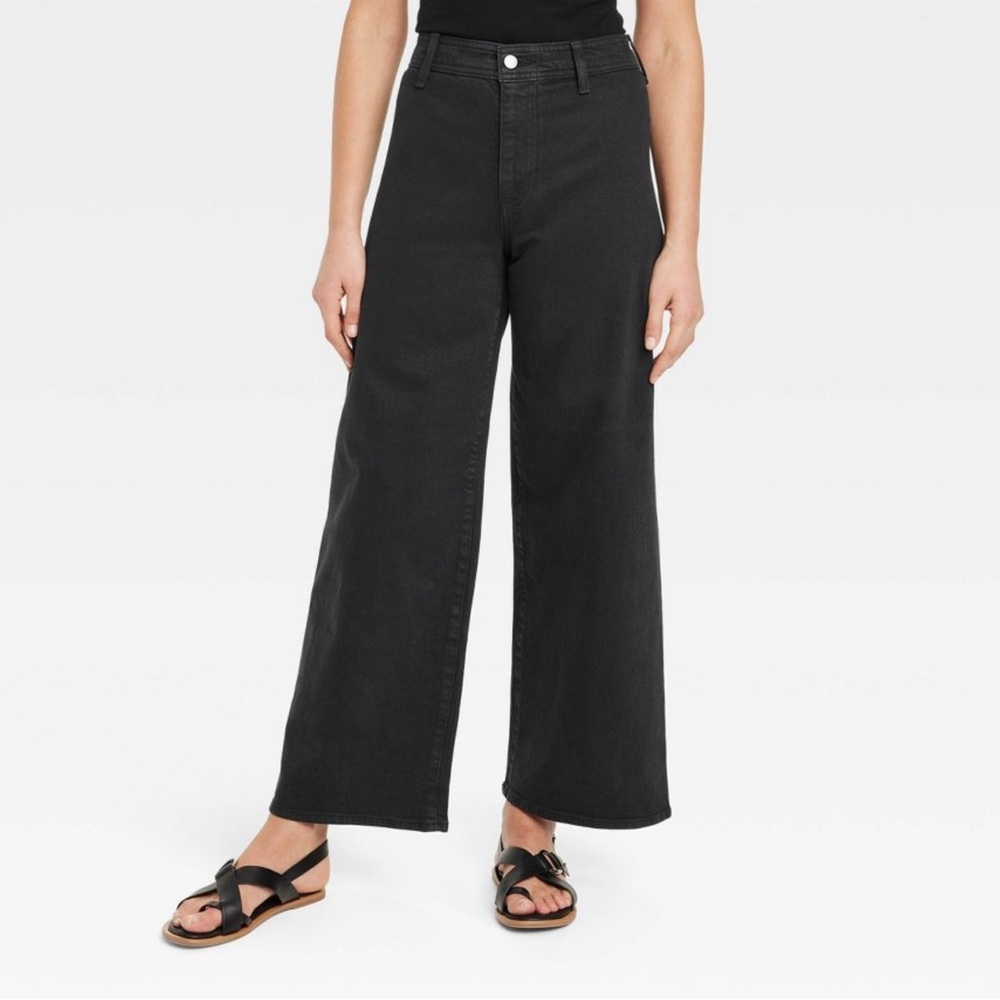 Women high sailor wide ankle Pants